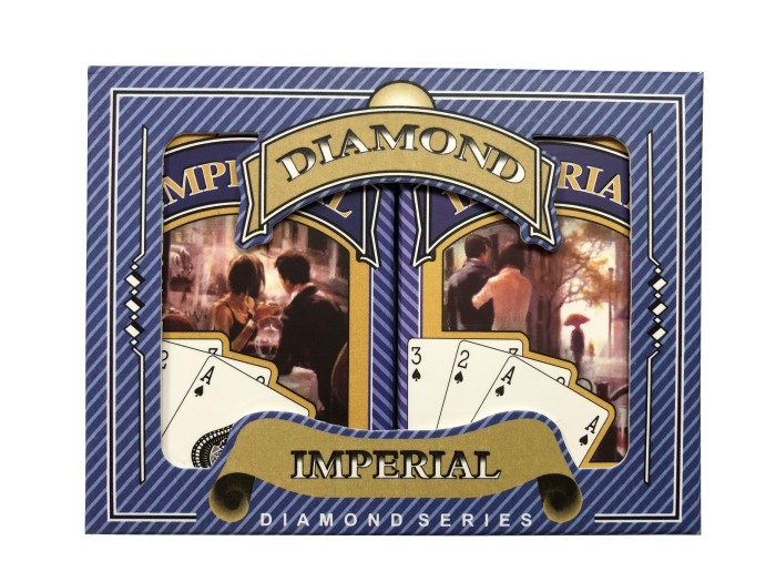 Imperial Bridge Playing Cards - Ace 100% Plastic - 4-Pip Index