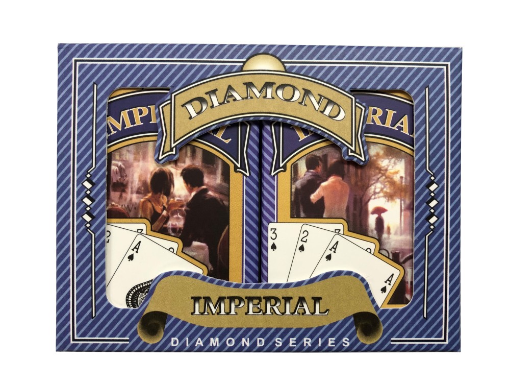 Imperial Bridge Playing Cards - Ace 100% Plastic - 4-Pip Index