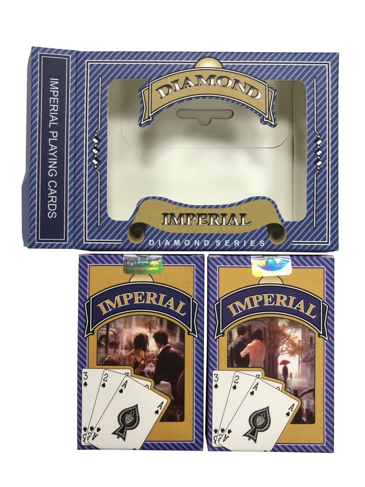 Imperial Bridge Playing Cards - Ace 100% Plastic - 4-Pip Index