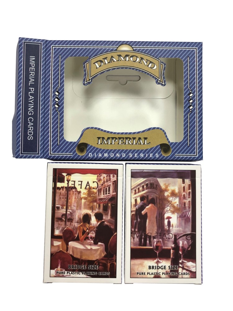 Imperial Bridge Playing Cards - Ace 100% Plastic - 4-Pip Index