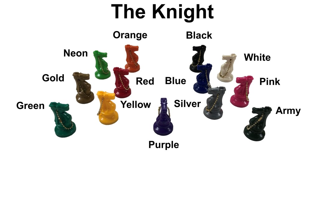 Colored Key Chain - Knight