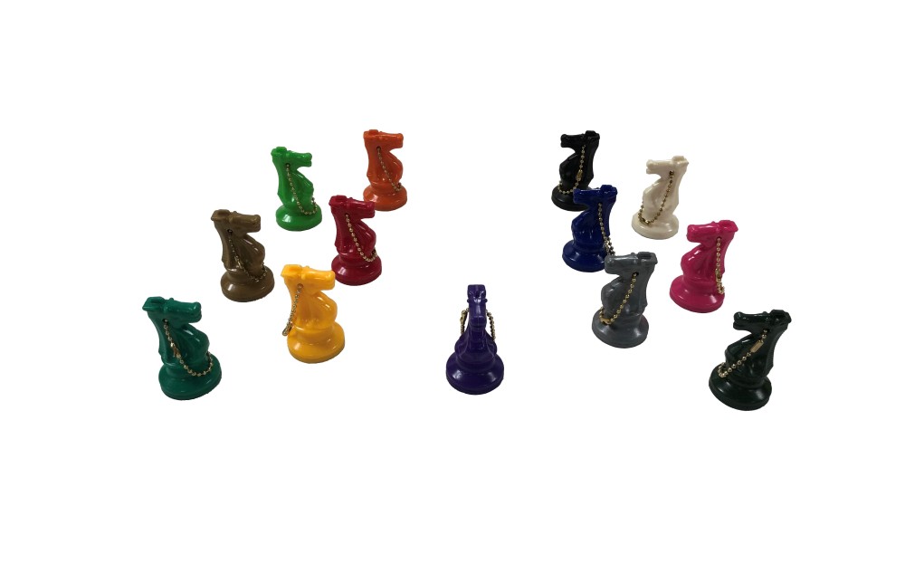 Colored Key Chain - Knight