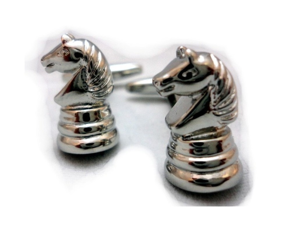Chess Knight Cuff Links