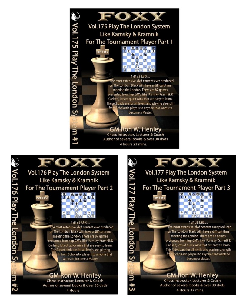 Foxy Chess 175 176 177 Play The London System Like Kamsky & Kramnik