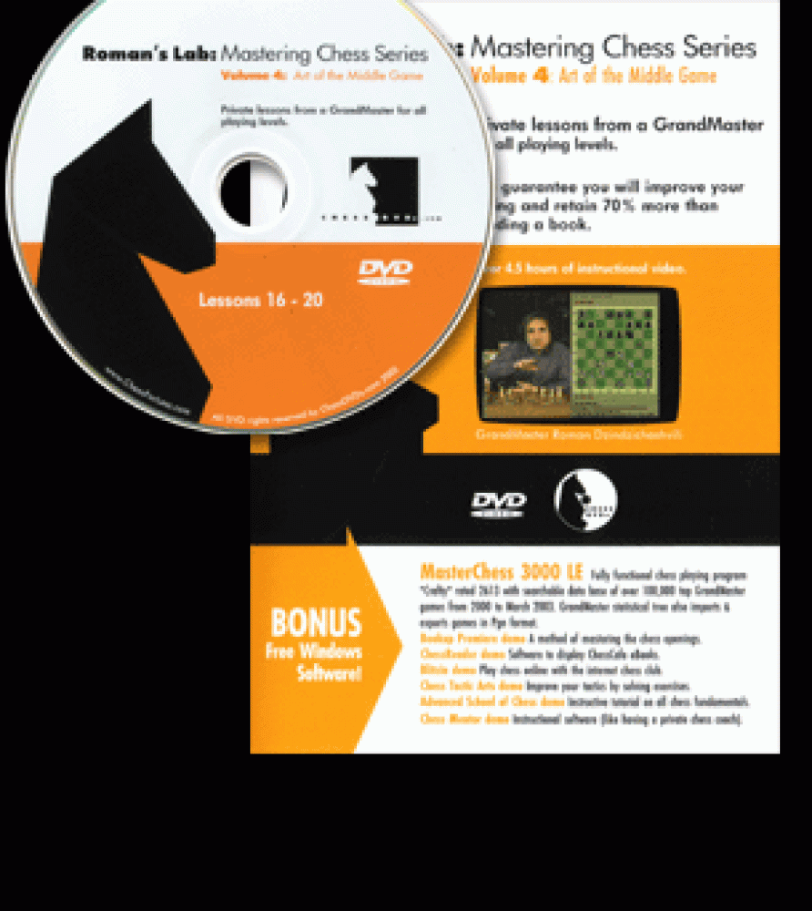 Roman's Lab 4: Transition to the Middle Game Chess DVD