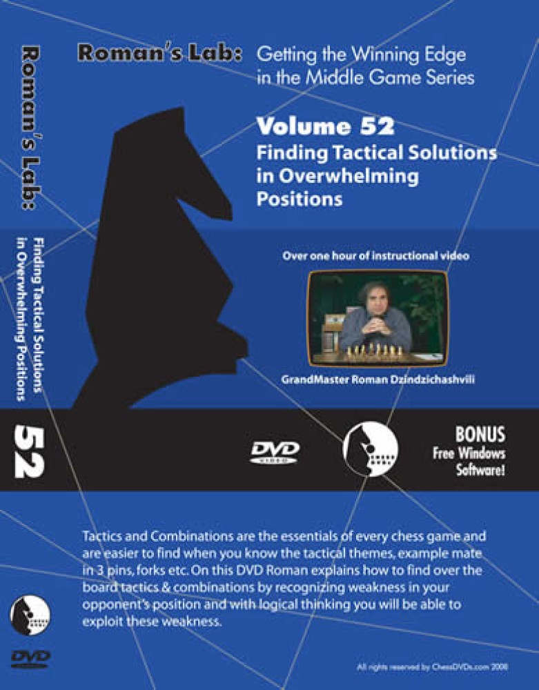 Roman's Lab 52: Find Tactical Solutions in Overwhelming Positions