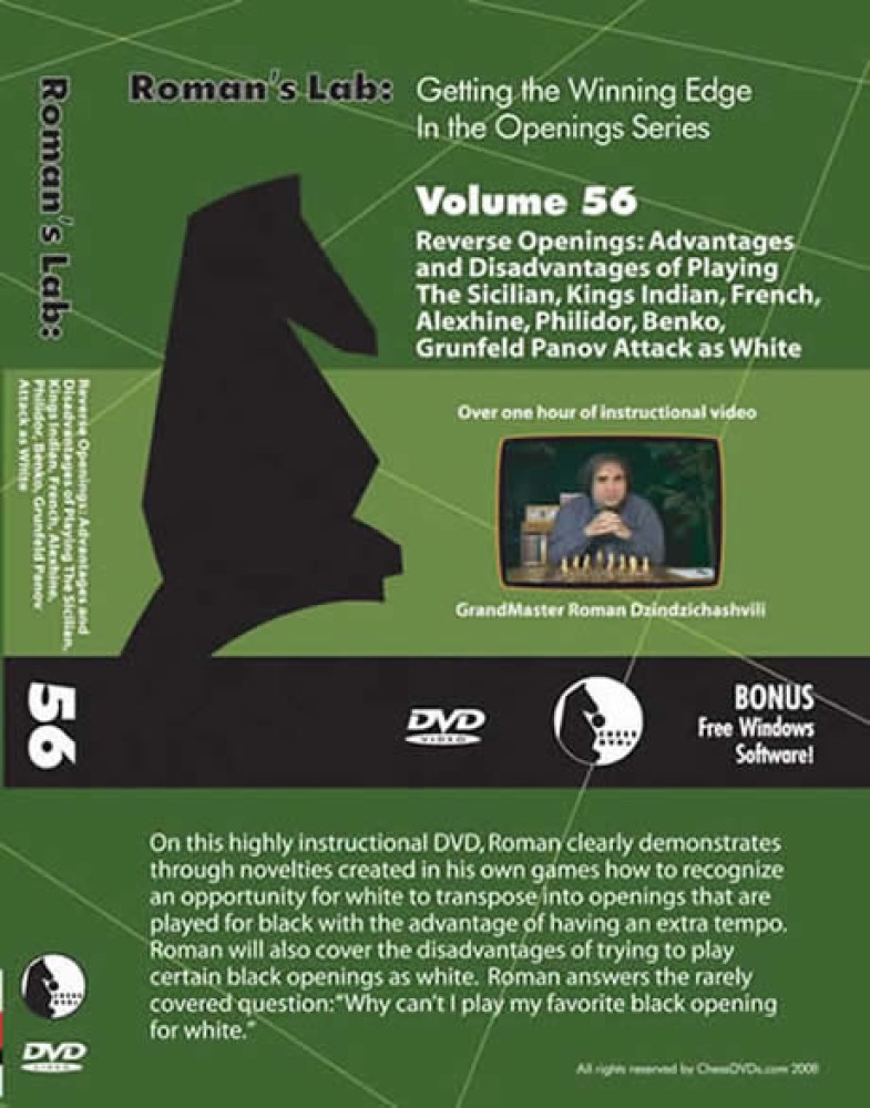 Roman's Lab 56: Reverse Chess Openings