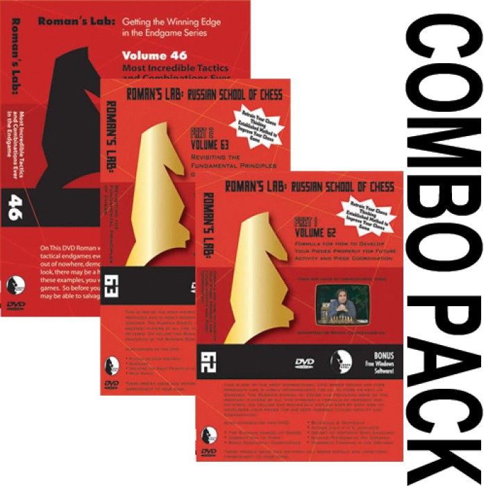 Roman's Lab 62, 63, 64: Russian School of Chess 3 Part Series