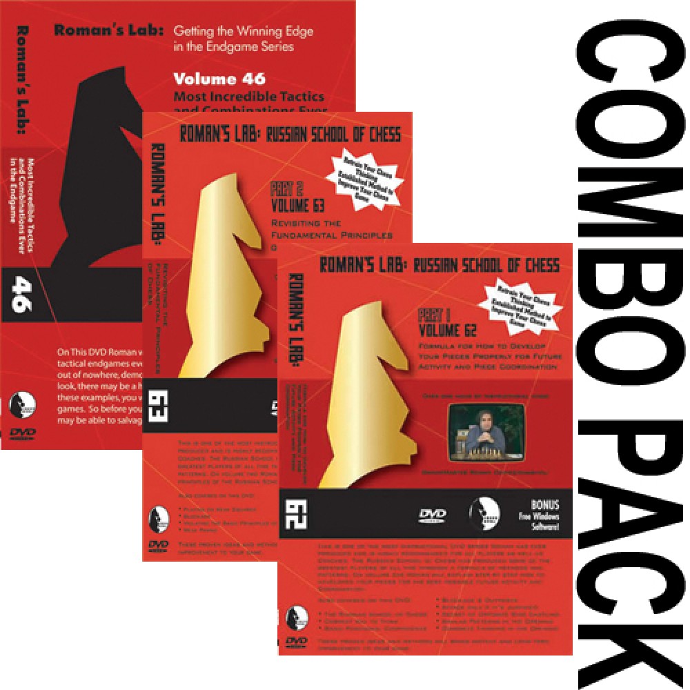 Roman's Lab 62, 63, 64: Russian School of Chess 3 Part Series