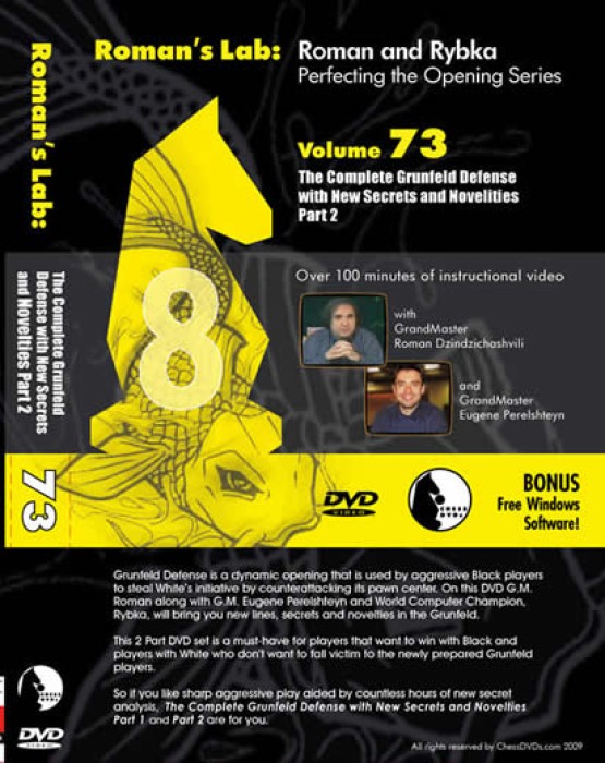 Roman's Lab 73: Complete Grunfeld Defense w/ New Secrets Part 2