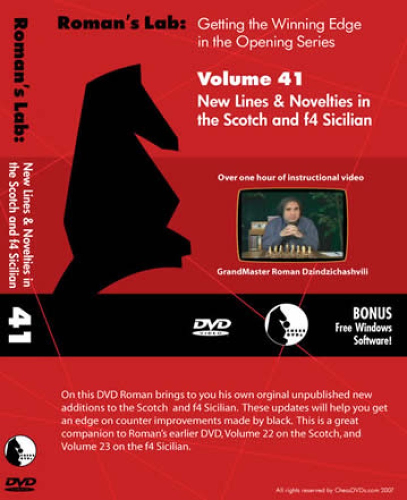 Roman's Lab 41 to 50 10 DVD set:  New Lines & Novelities in Chess