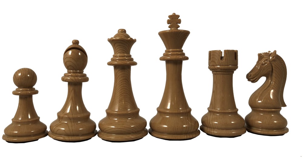 Staunton Chess Set - Quadruple Weighted Spruce-Tek Chess Pieces