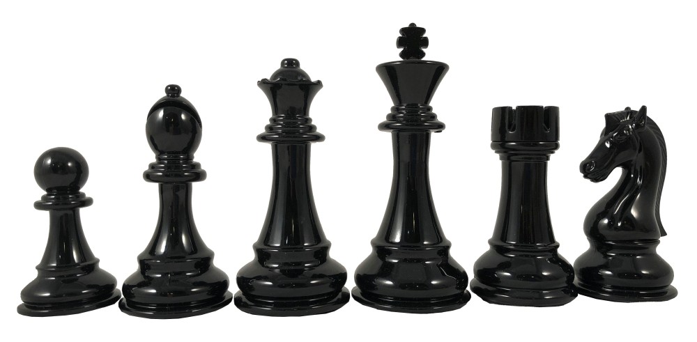 Staunton Chess Set - Quadruple Weighted Spruce-Tek Chess Pieces