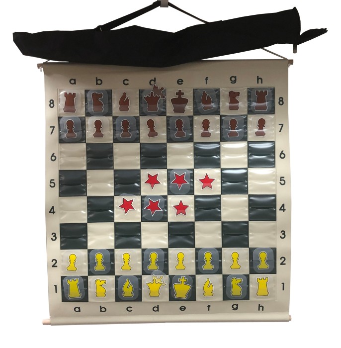Chess Demo Board - 27 X 32 in.  - 3 in. squares