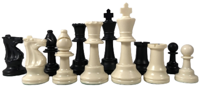 Weighted Club Special Plastic Chess Set - 2 lbs