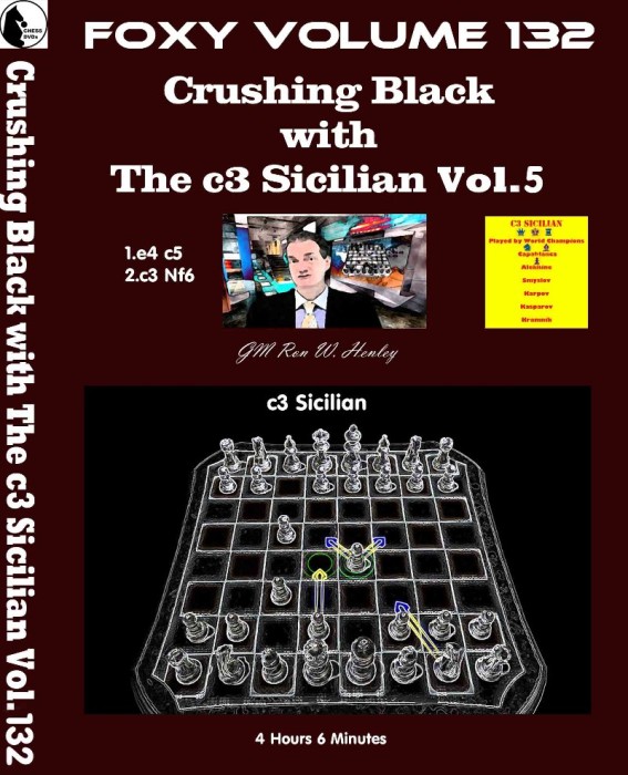 Foxy Chess 132 Part 5 Crushing Black with The c3 Sicilian