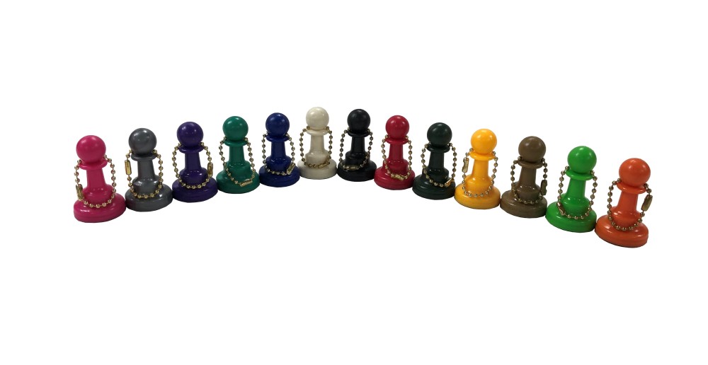 Colored Key Chain  - PAWN