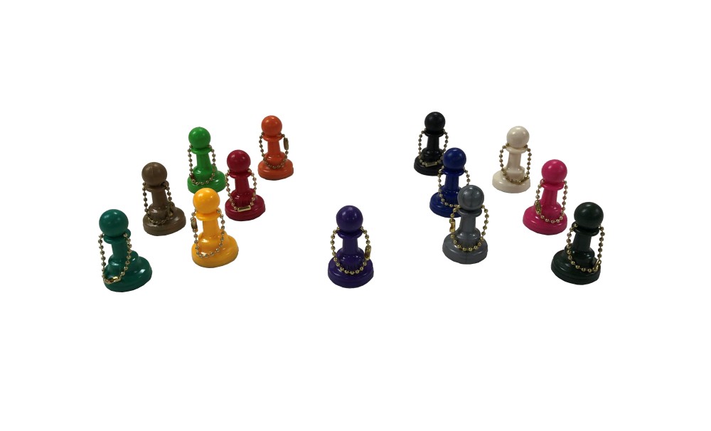 Colored Key Chain  - PAWN