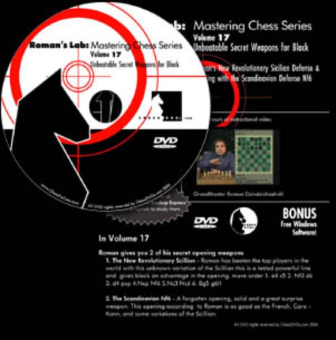 Roman's Lab 17: Unbeatable Secret Weapons for Black Chess DVD