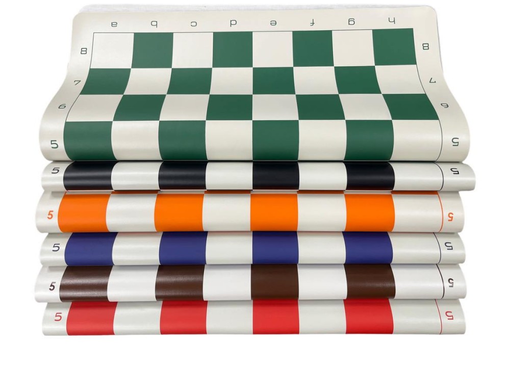 CLUB COMBO: Chess Set w/ Vinyl Board - Tournament Standard