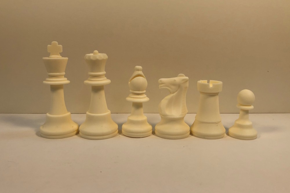 Washable Silicone Club Chess Set - Full Size 3 3/4 in. King