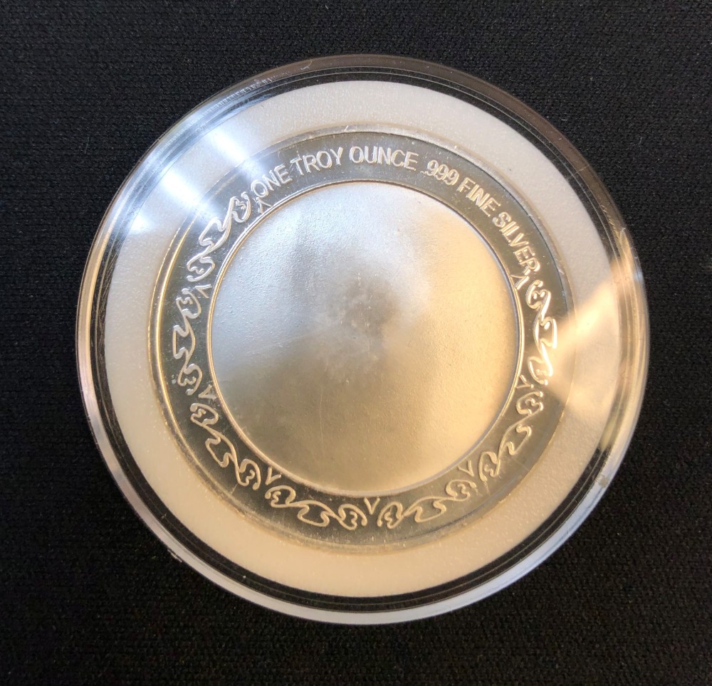 The Rook - 1 Troy Oz .999 Silver Round Chess Coin - 1 9/16 in. Dia.