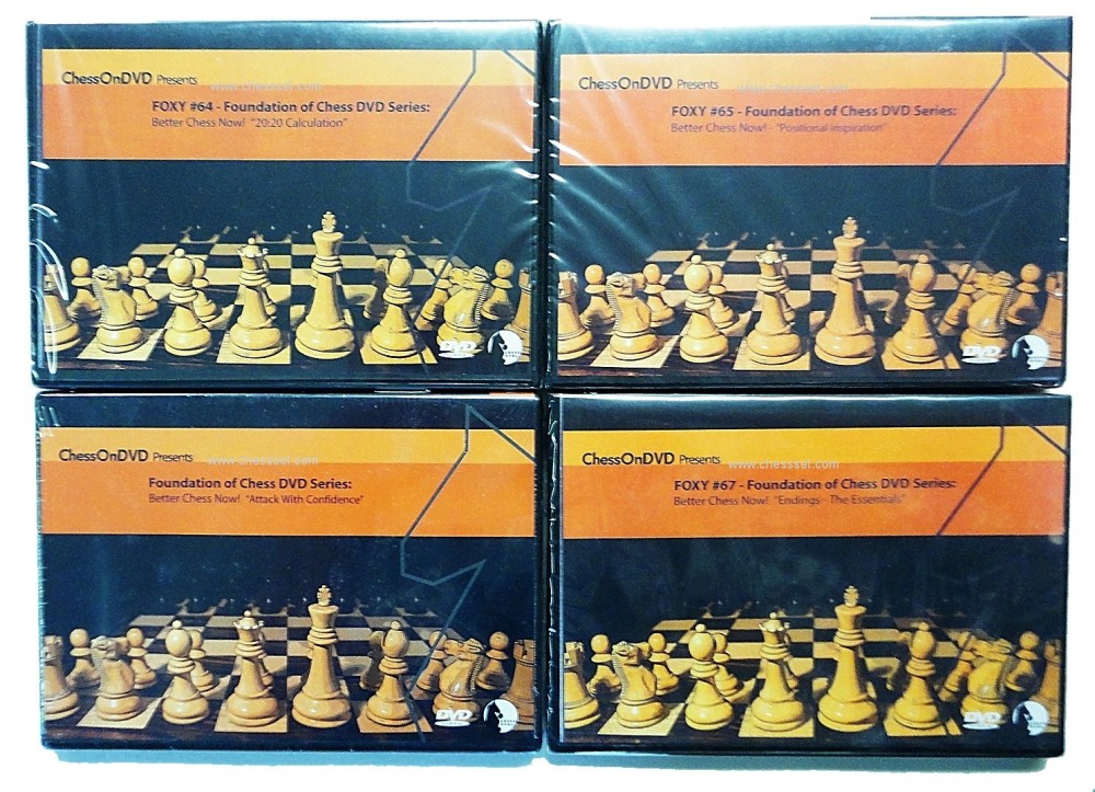 Foxy Better Chess Now - 4 DVD Set - 64, 65, 66 & 67