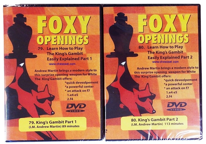 Foxy DVDs 79 - 80 - King's Gambit Accepted, King's Gambit Declined