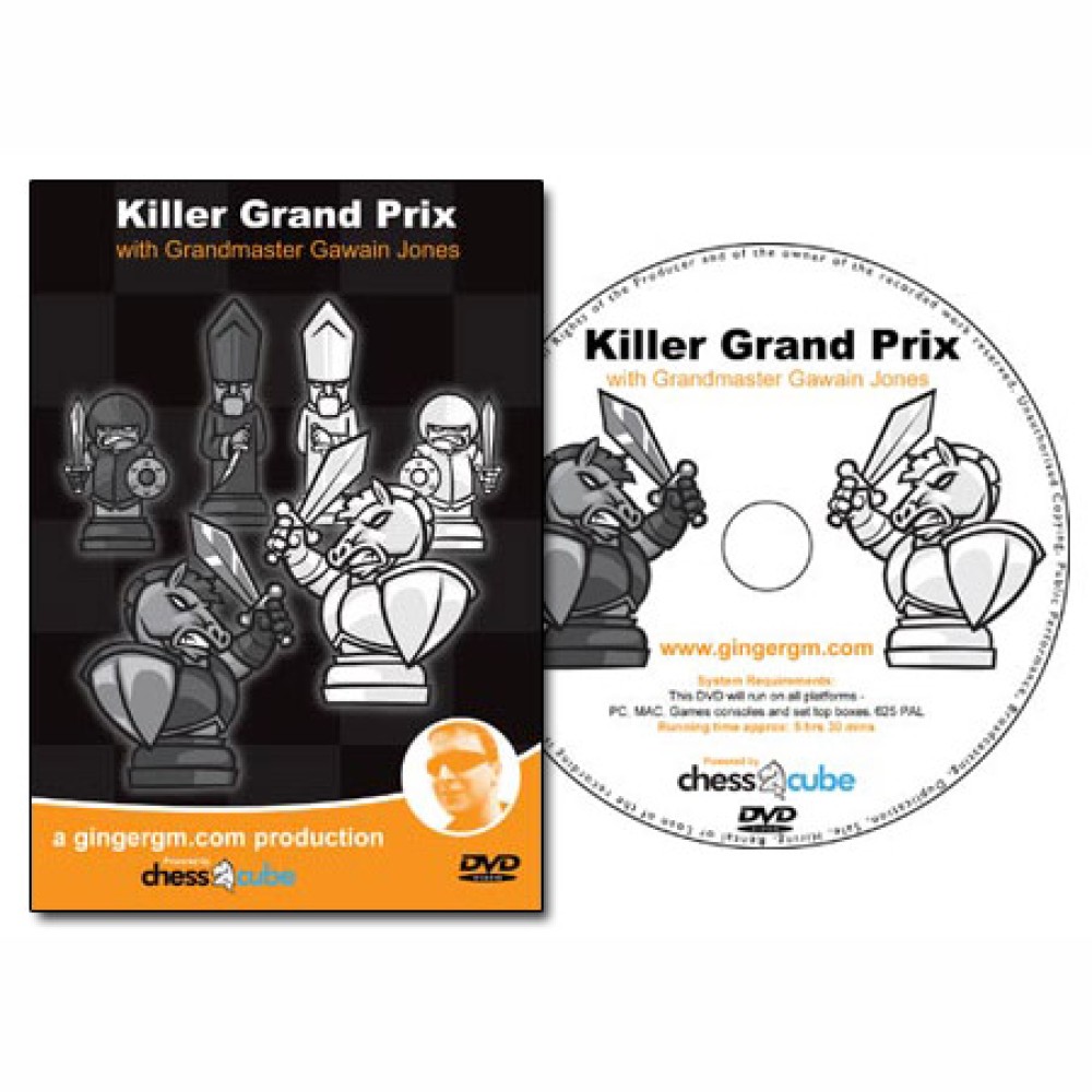 Killer Grand Prix Chess DVD - GM Gawain Jones - 5 1/2 Hours