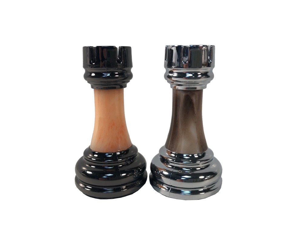 Classic Staunton Acrylic & Metal Heavy Chess Pieces