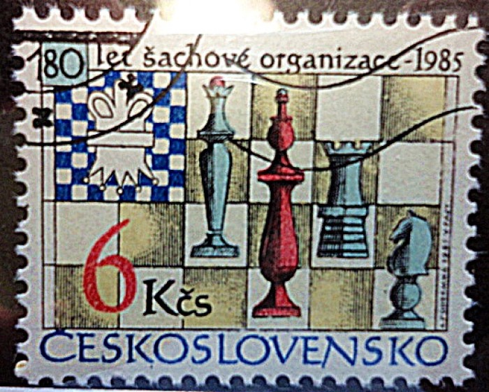 Czechoslovakia Chess Stamp