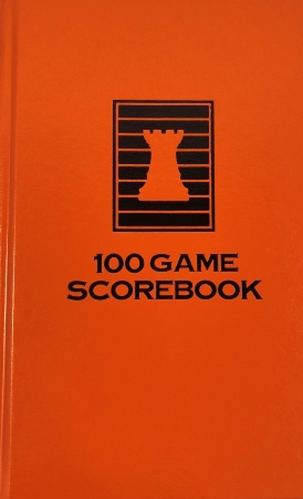 Orange Chess Hardcover Scorebook