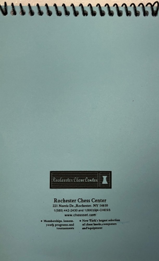 Happiness is a passed Pawn Blue Softcover Scorebook