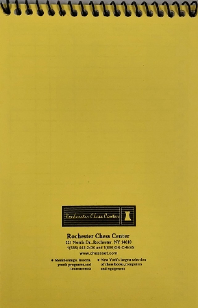 Pawn Power Yellow Softcover Scorebook