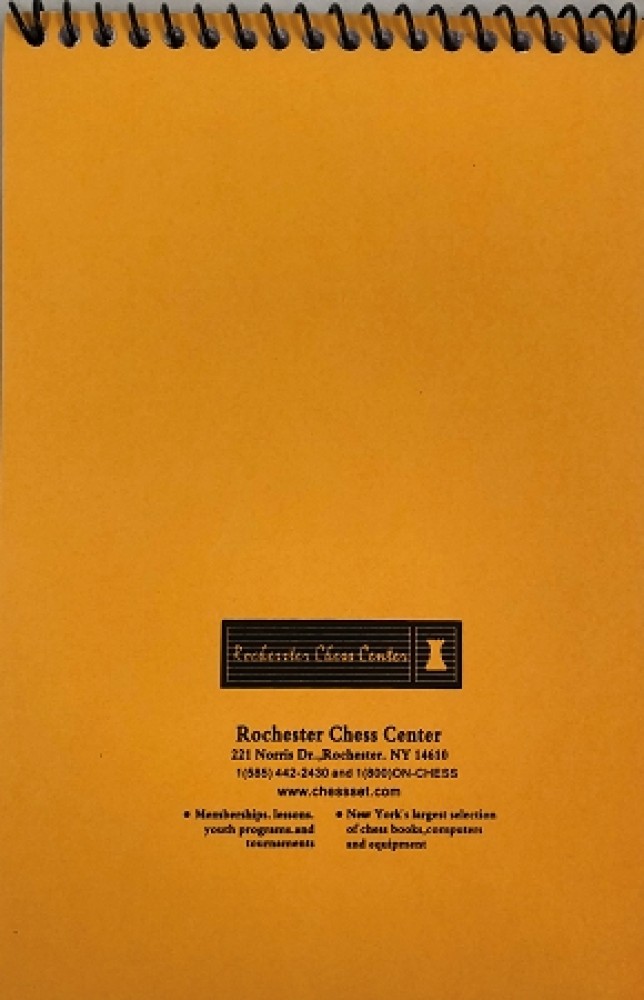 Sport For The Mind Orange Softcover Scorebook