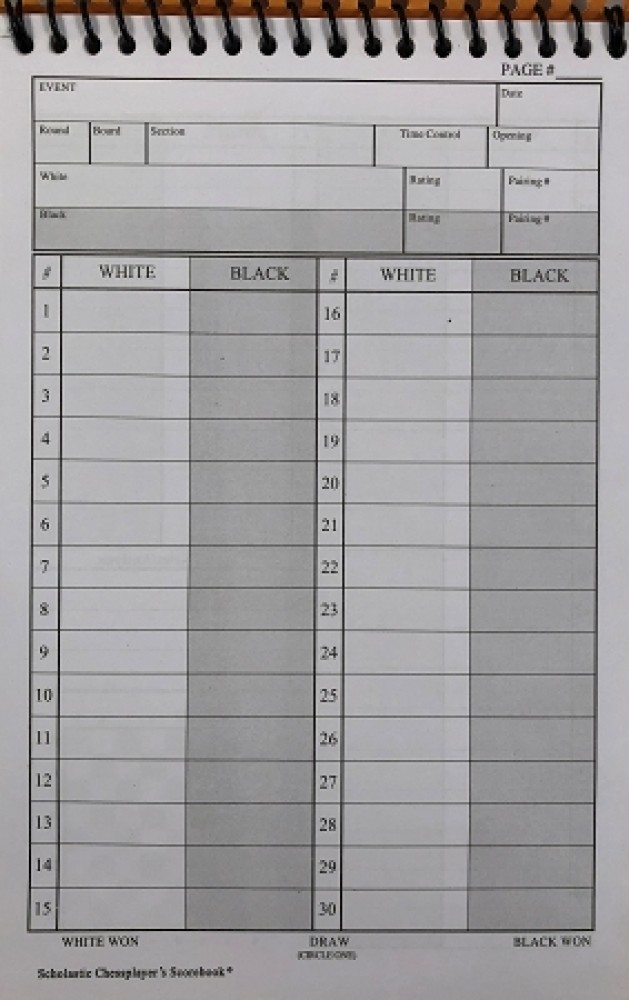 Scholastic Orange Softcover Scorebook