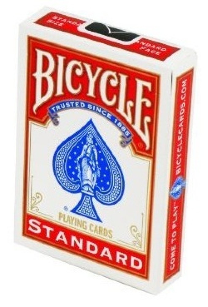 Bicycle Standard Poker Playing Cards - Red - New