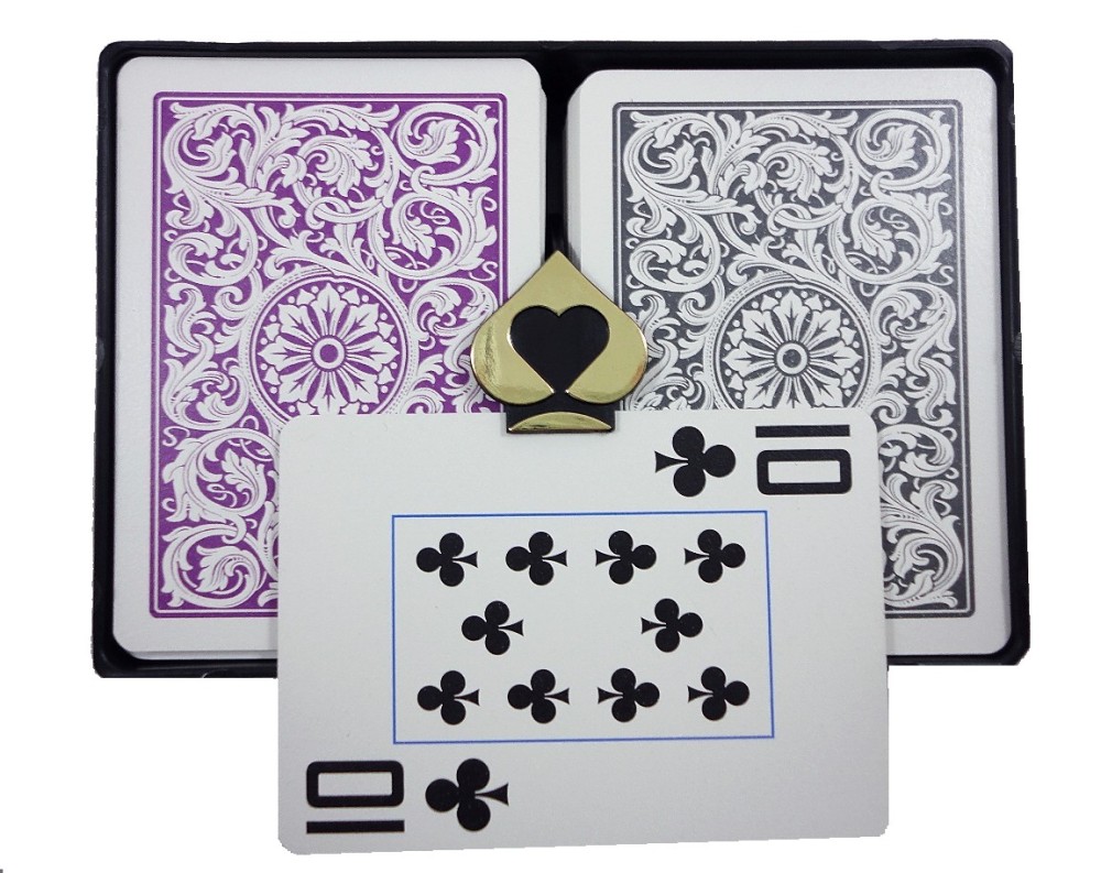 COPAG 1546 Purple & Gray -  Jumbo Index -  Poker