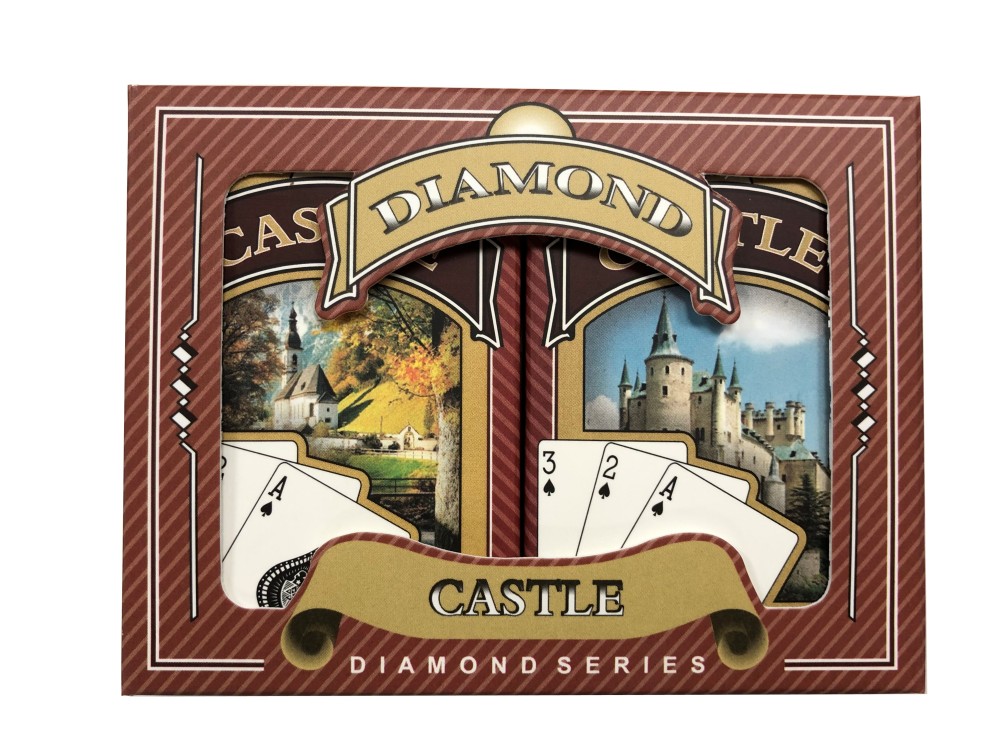 Castle Bridge Playing Cards - Ace 100% Plastic - Regular Index