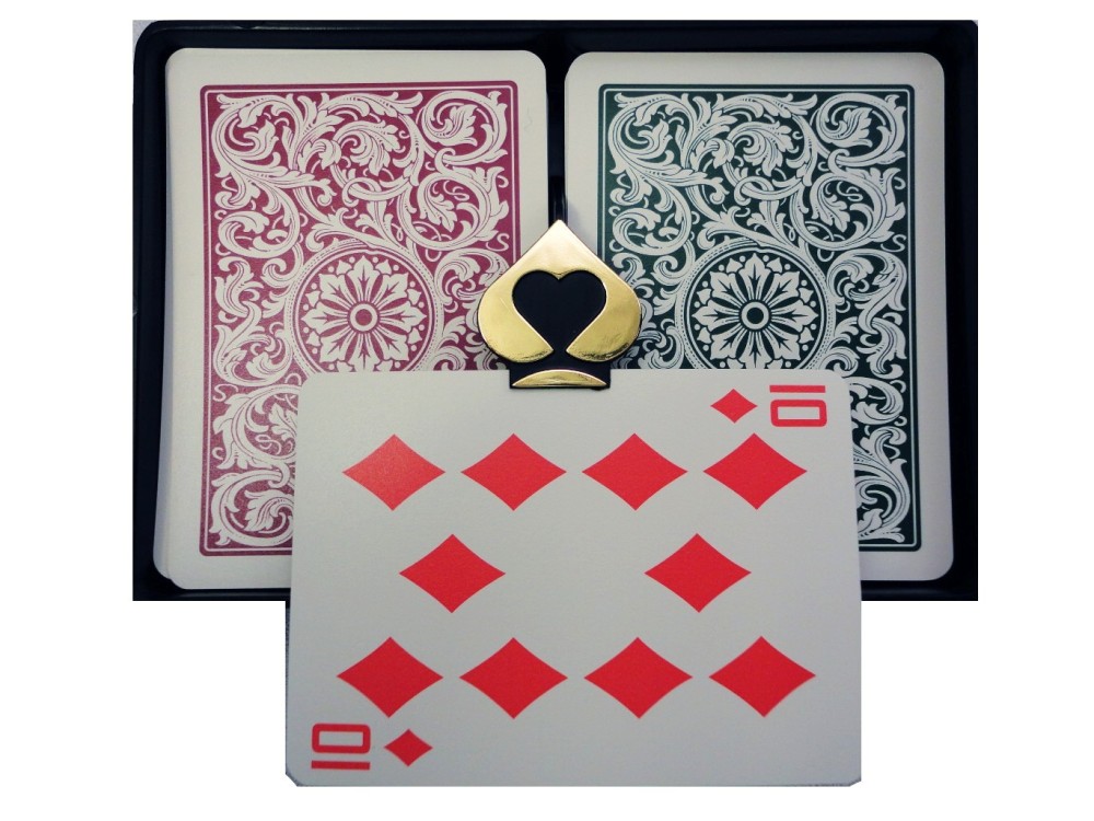 COPAG 1546 - Green Burgundy - Regular Index - Poker