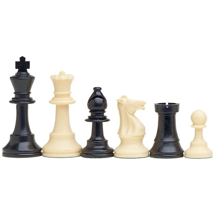 Club Special Superior Tournament Plastic Chess Pieces - 3.75 in.King